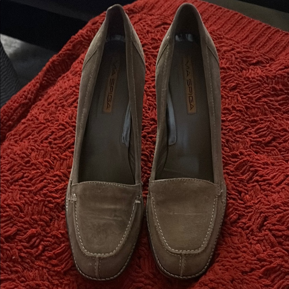 Via Spiga Brown Loafers